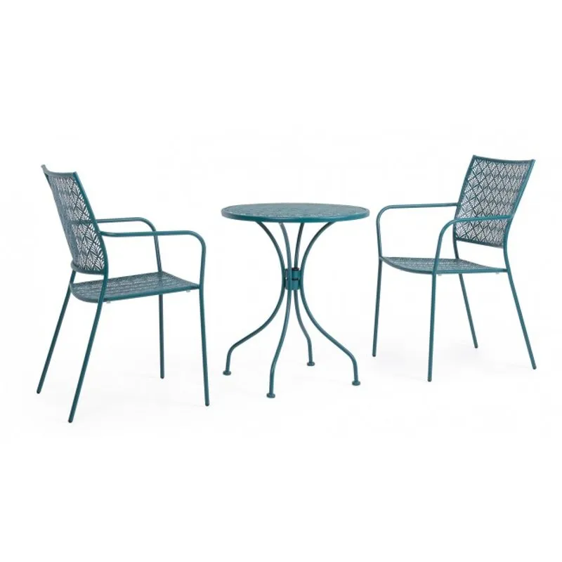 Bizzotto outdoor Sedia con braccioli Lizette ocean